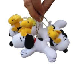 6 Piece 10cm Peanuts Snoopy Plush Soft Pendant Toys Christmas Snoopy Toys Wholesale Snoopy Toys