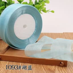 45meter/roll 12/15/20/25/40mm Organza Ribbons Wedding Christmas Birthday Party Decoration Handmade DIY Gift Wrapping Ribbons