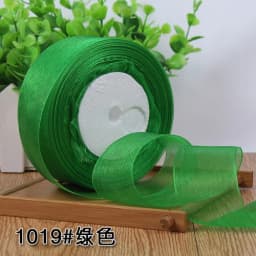 45meter/roll 12/15/20/25/40mm Organza Ribbons Wedding Christmas Birthday Party Decoration Handmade DIY Gift Wrapping Ribbons