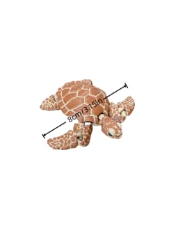1/2 Piece - 3D Printed Articulated Turtle Figurine, Indoor and Outdoor Desktop Decoration, Wedding, Birthday, Christmas, New Year Gift, Party Favor Filler, Aquarium Landscaping