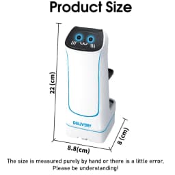 Novel Remote-Controlled Car Toys, Electric Food Delivery Robots, Small Item Transportation Games Funny Surprises Christmas Gift
