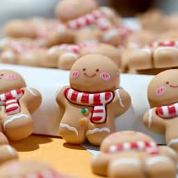 Christmas Gingerbread - Durable Resin Decorations for DIY Crafts, Keychains-For Holiday Decorations & Gifts, Charming Ornaments,