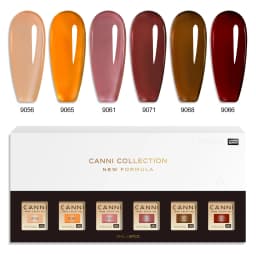 CANNI HEMA FREE 9ml Nail Gel Polish Kit Great Coverage Color Gel Set Nail Manicure Soak Off UV LED Christmas Red Gift Gel Nail