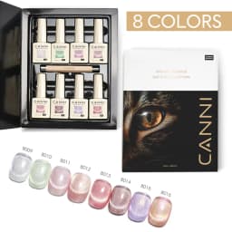 CANNI HEMA FREE 9ml Nail Gel Polish Kit Great Coverage Color Gel Set Nail Manicure Soak Off UV LED Christmas Red Gift Gel Nail