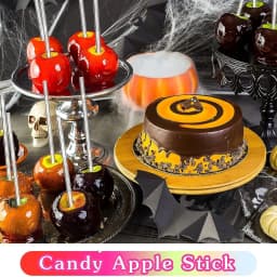 Acrylic Lollipop Sticks Cake Pops Sticks Candy Treat Sticks for Halloween Christmas Cupcake Toppers Chocolate Cookie Dessert 
