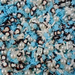 Mixed Xmas Snowfake Slices Slime Christmas Polymer Clay Sprinkles Crafts soft Clay Nail Shaker DIY Crystal Mud Filler Accessorie