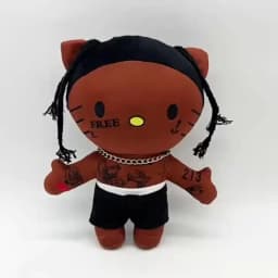 22cm LIL PEEP Plush Plush Toy Kawaii Anime Plushie Doll Soft Stuffed Anime Plush Toys for Christmas Birthday Gift For Kids