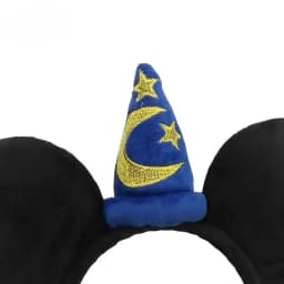 2026 Mickey Mouse Plush Magic House Disney Headwear Cosplay Decoration Christmas Party Cloth Hair Band Adult Kids Halloween Part