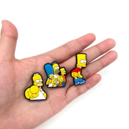 18Pcs/Set Simpson Shoe Charms DIY Shoe Buckle Accessories PVC Shoe Decorations Christmas Gifts