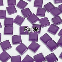 50pcs Glass Mosaic Tiles Colorful Square Mosaic Pieces for Mosaic Projects DIY Crafts Mosaic Handmade Christmas Decoration