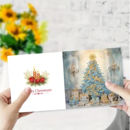 6 Pieces of Diamond Painting Set-Christmas Snowman Theme Greeting Card, Blessings and Wishes, Unique Design by Mark Sai