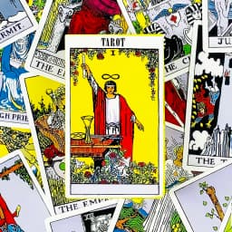 Hot-selling Tarot Cards A 78PCS Tarot Deck English Version Prediction Divination Board Game, Halloween and Christmas Gifts