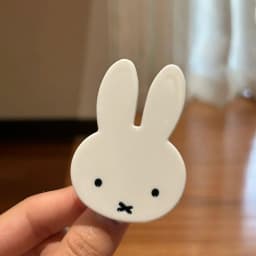 Kawaii Miffy Sweet Hair Clip Cartoon Back of The Head Clip Sweet Girl Girl Heart Bangs Clip Girl Birthday Christmas Gift
