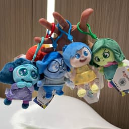 High Quality 100% Genuine Disney Pixar Inside Out Cute Plush Toy Key Chain Children Stuffed Pendant Kids Birthday Christmas Gift