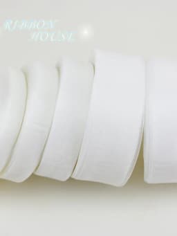 12MM White organza ribbons wholesale gift wrapping decoration Christmas ribbons