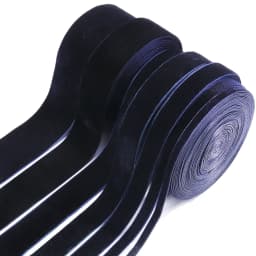 5-10Yards Dark Blue Velvet Ribbon Christmas Lace Ribbons Wholesale Gift Wrapping Decoration Handmade Holiday Party Decoration