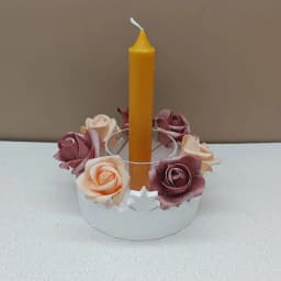 1 Set Holiday Calendar Silicone Mold Countdown Candle Holder Mold for Plaster and Concrete Casting, DIY Christmas Decorations