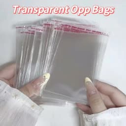 OPP Transparent Self-adhesive Bag Cellophane Sealing Plastic Bag for Christmas Candy Wedding Birthday Jewelry Gift Packaging Bag