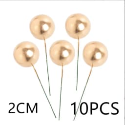 10 Pcs Colour Ball Happy Birthday Cake Topper 3CM Frosted Balls Kids Christmas Party Gift Cake Topper Wedding Dessert Decoration