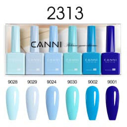 CANNI Christmas Color Gel Polish 9ml Hema Free TPO Free Nail Gel Polish Winter Colors Semi Permanent Gel Super Texture Brush