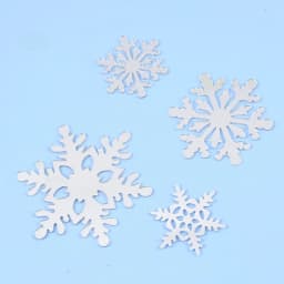 16pcs Snowflake Cupcake Toppers Frozen Theme Cake Decorations Birthday Party Decoration Christmas Cake Supplies Accessories