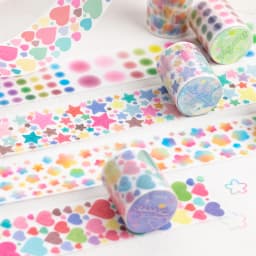 50mm*2m Cute Star pattern Washi Tape Adhesive Diary Sticker Masking Tapes Decorative Christmas DIY Creative Stationery Stickers