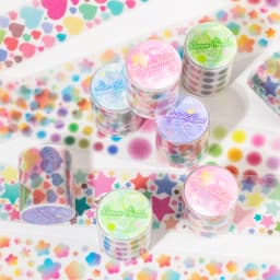 50mm*2m Cute Star pattern Washi Tape Adhesive Diary Sticker Masking Tapes Decorative Christmas DIY Creative Stationery Stickers