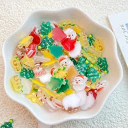 50Pcs New Cute Resin Mini Christmas Snowman, Tree, Old Man Collection Flat Back Manicure Parts Embellishments For Hair Bows