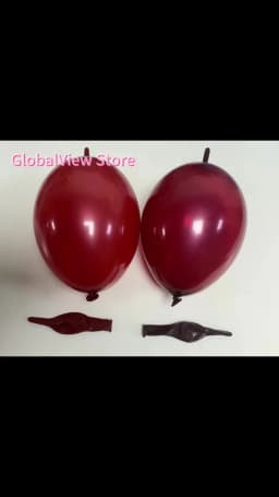 50/30/10Pcs Link Balloon Linking Balloons 6/12inch Metallic Chrome Latex Balloons for Birthday Christmas Wedding Party Decor