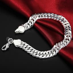 Hot 925 sterling silver Bracelets 10MM Ferrero wild classic men's chain for woman Wedding party Christmas Gift Fashion Jewelry