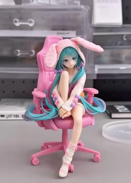New In Stock Hatsune Miku Rabbit Ear Pajamas Collectible Anime Action Kwaii Miku Figures Model Toys Christmas Gifts