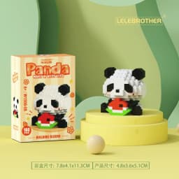 New Cute Cartoon Variety Of Red Panda Educational Building Blocks Toys Room Decoration Children's Birthday Or Christmas Gift