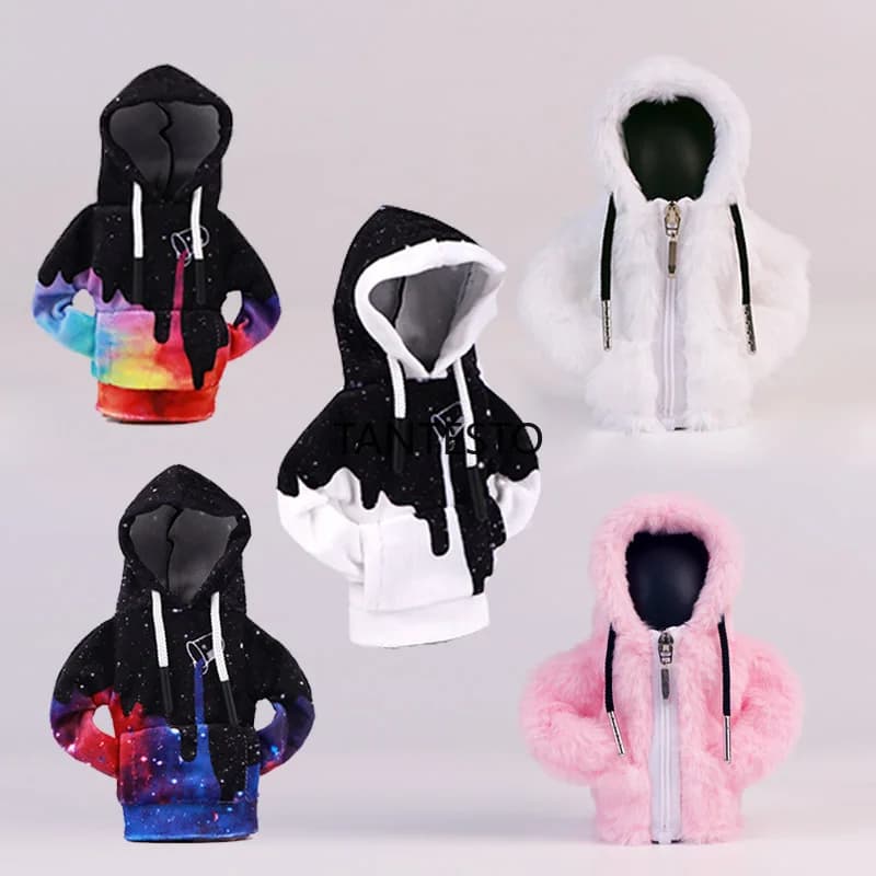 Creative Gear Shift Knob Cover Hoodie for Car Gear Shift Lever Protection Against Sweaty Hands for Merry Christmas New Year