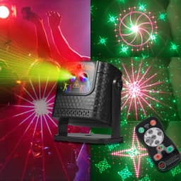 Mini 60 Patterns Projector Party Dj lighs Disco Car Effect Remote Dance Disco Bar LED Party Xmas Christmas Stage Lamp Show YR10