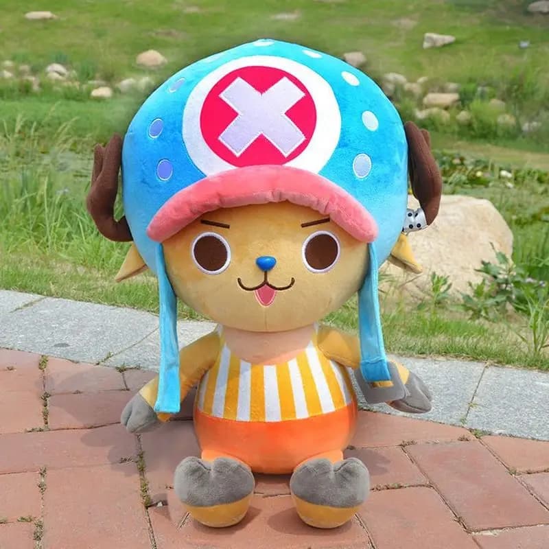 25-60cm Anime One Piece Cute Tony Chopper Plush Doll Toys Cartoon Stuffed Toy Throw Pillow Children Birthday Christmas Gift