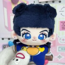 10CM Anime JoJo's Bizarre Adventure Jolyne Cujoh Kakyoin Tenmei Plush Keychain Pendant Cotton Plushie Kids Christmas Gifts