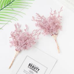 6Pcs Artificial Plants Golden Silvery Branch For Home Windowsill Bonsai Christmas Tree Wreaths Accessory Wedding Arch Decoration