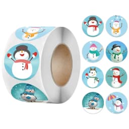 Children's Christmas gift label stickers School teachers commended students reward Self-adhesive Decorative gifts series