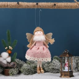 Plush Angel Doll Christmas Tree Pendant Decor Christmas angel girl Doll New Year Kids Gift Christma Home Decor Navidad