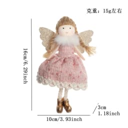 Plush Angel Doll Christmas Tree Pendant Decor Christmas angel girl Doll New Year Kids Gift Christma Home Decor Navidad