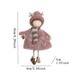 Plush Angel Doll Christmas Tree Pendant Decor Christmas angel girl Doll New Year Kids Gift Christma Home Decor Navidad