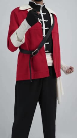HOLOUN Frieren Beyond Journey's End Anime Stark Cosplay Costume Wig Jacket Sleeveless Vest Pants Christmas Gift