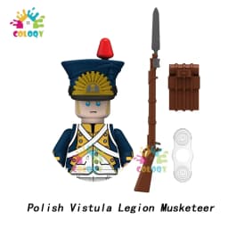 Kids Toys Napoleonic Cavalry Building Blocks War Horse Saddle Soldiers Mini Action Figures Toys For Kids Christmas Gifts