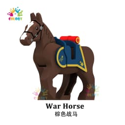 Kids Toys Napoleonic Cavalry Building Blocks War Horse Saddle Soldiers Mini Action Figures Toys For Kids Christmas Gifts