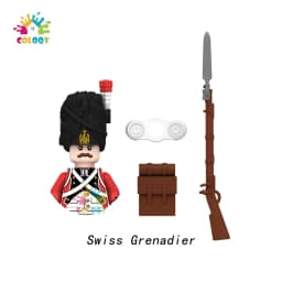 Kids Toys Napoleonic Cavalry Building Blocks War Horse Saddle Soldiers Mini Action Figures Toys For Kids Christmas Gifts