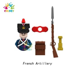 Kids Toys Napoleonic Cavalry Building Blocks War Horse Saddle Soldiers Mini Action Figures Toys For Kids Christmas Gifts