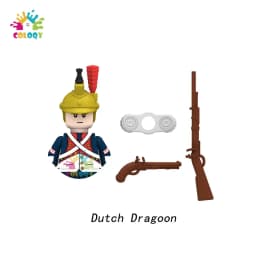 Kids Toys Napoleonic Cavalry Building Blocks War Horse Saddle Soldiers Mini Action Figures Toys For Kids Christmas Gifts