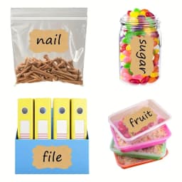 500pcs Rolled Gift Labels, Self-adhesive Paper Stickers For Cosmetics, Food, Crafts And Christmas Decorations