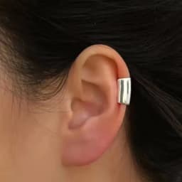 Fashion Exquisite Rhinestone Decor Ear Cuff Earring for Woman Ear 2025 Summer New Arrival Christmas Jewelry Gift