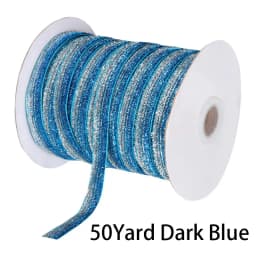 50Yard Glitter Velvet Satin Ribbon Multicolor No Elastic Single Face Ribbon for Christmas DIY Craft Gift Wrapping Bow Decoration